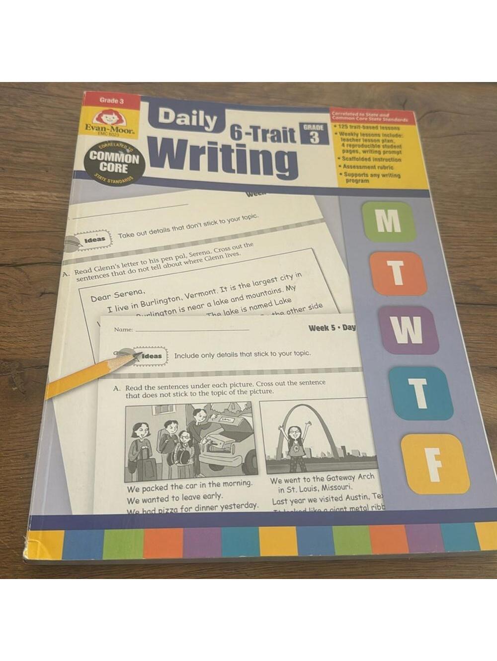 Evan-moor daily writing grade 3
